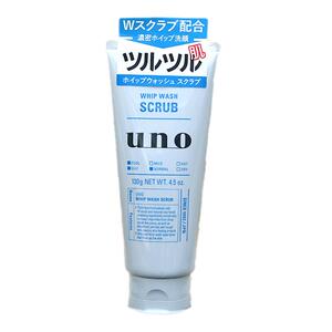 日本原装进口UNO男士洗面奶磨砂清爽控油洁面乳资生堂吾诺洁面乳