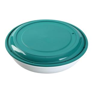 一次性锁扣餐盒圆形大号加厚塑料盒2500小龙虾打包盒3000ml外卖碗