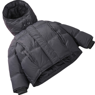 雅鹿2025新款儿童羽绒服中长款加厚韩版大童男童女童洋气冬装外套