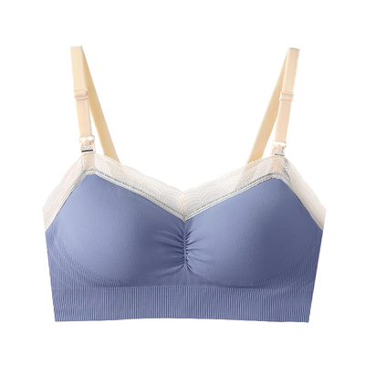聚拢怀孕期薄款喂奶上托哺乳文胸