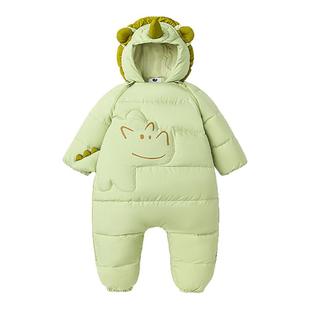 【三防】迷你巴拉巴拉宝宝羽绒连体衣婴儿衣服爬服加厚2025秋新品