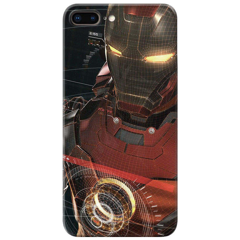 个性钢铁侠适用iPhone7/8plus苹果X手机壳6s创意男生XR耐脏xsmax搞怪5se第一1二2三3代女款防摔软