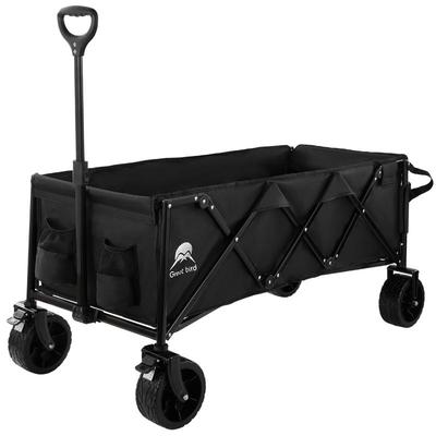 户外加长儿童可躺摆摊小推车