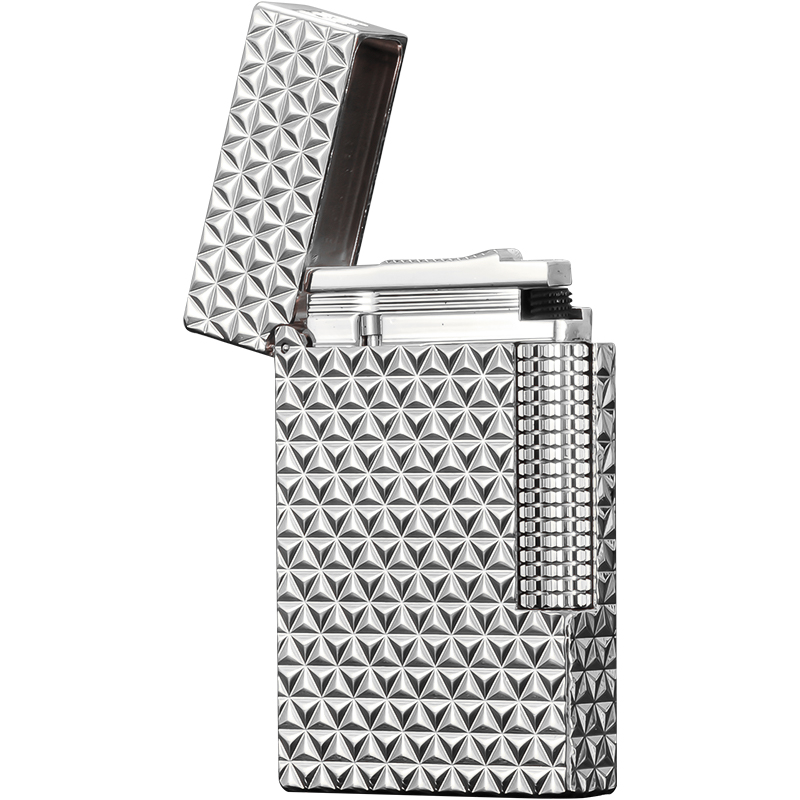 英国GBI大船充气男士侧滑朗声打火机翻盖高档金属黄铜火机送男友