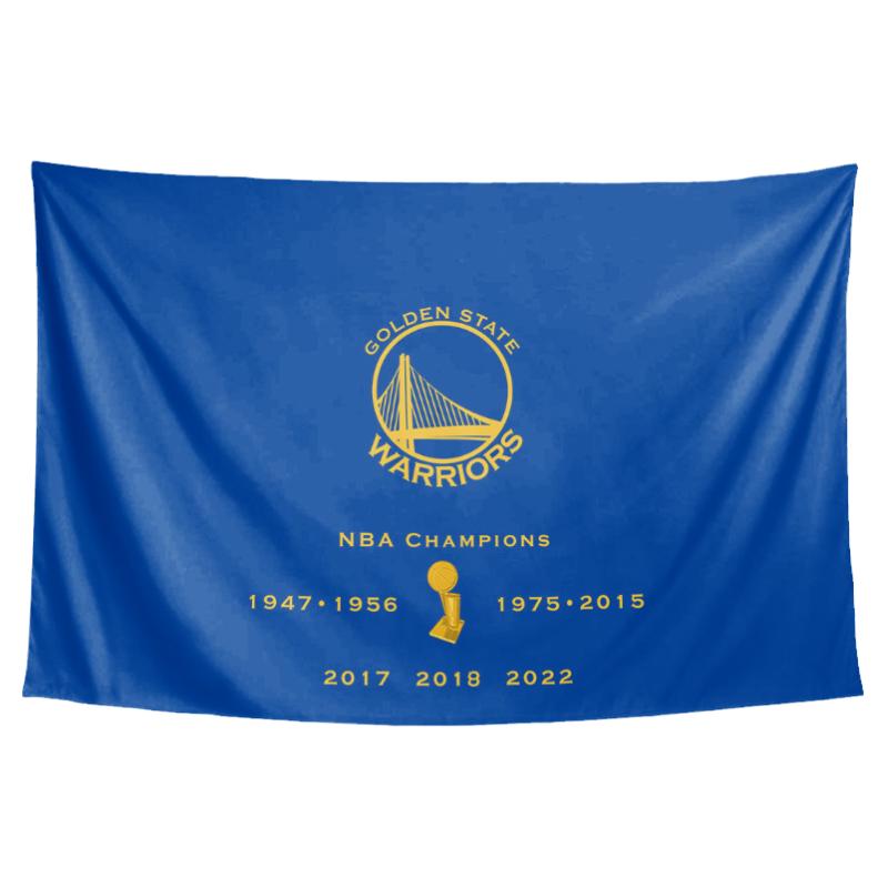 金州勇士队Warriors定制周边球馆宿舍墙布装饰海报挂毯背景布挂布