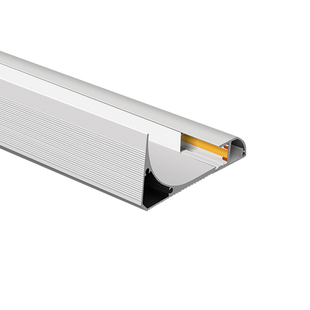 室内明装洗墙灯带回光石膏免吊顶反光灯槽客厅顶角线灯洗顶线灯条