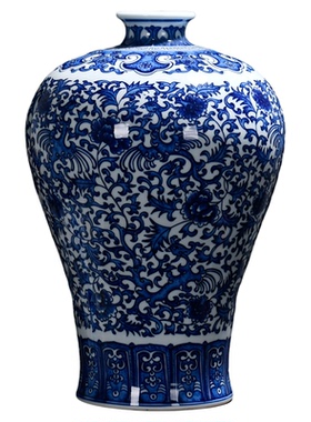 景德镇陶瓷器花瓶仿古客厅