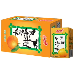 惠尔康芦柑饮料柑橘味饮料248ml*24盒整箱礼盒装怀旧饮品清爽解腻
