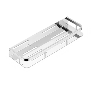 304不锈钢卫生间置物架壁挂式墙上洗漱台镜前浴室毛巾架子免打孔