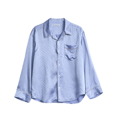 Alexander Wang 女士系扣暗纹丝质衬衣银泰百货精品 301596