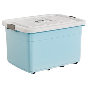 衣服专用塑料整理箱宿舍收纳箱家用超大容量加厚衣物收纳盒储物箱