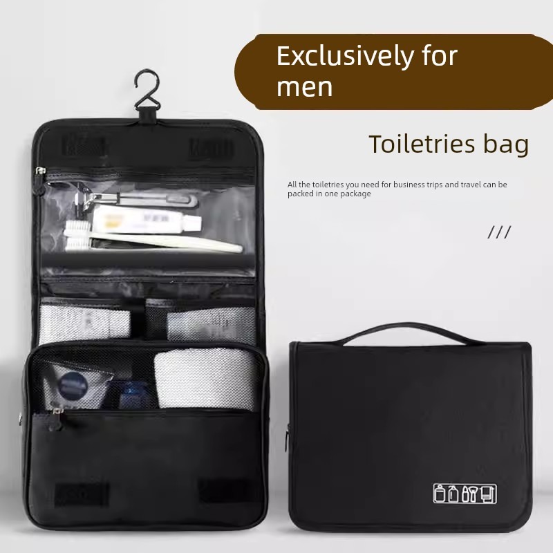 高端干湿分离外出洗漱包男士旅行收纳套装出差大容量便携化妆专用