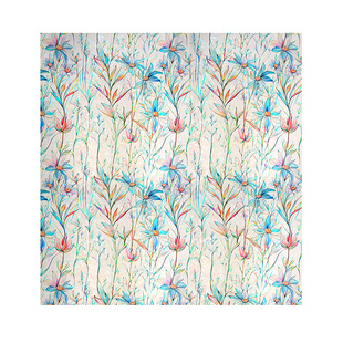 彩虹玻璃贴纸卫生间彩色防窥膜法式雏菊复古卧室厨房窗户贴膜窗花