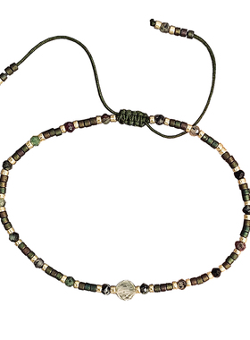 VIKIKO宝石橙太阳石极细小手链