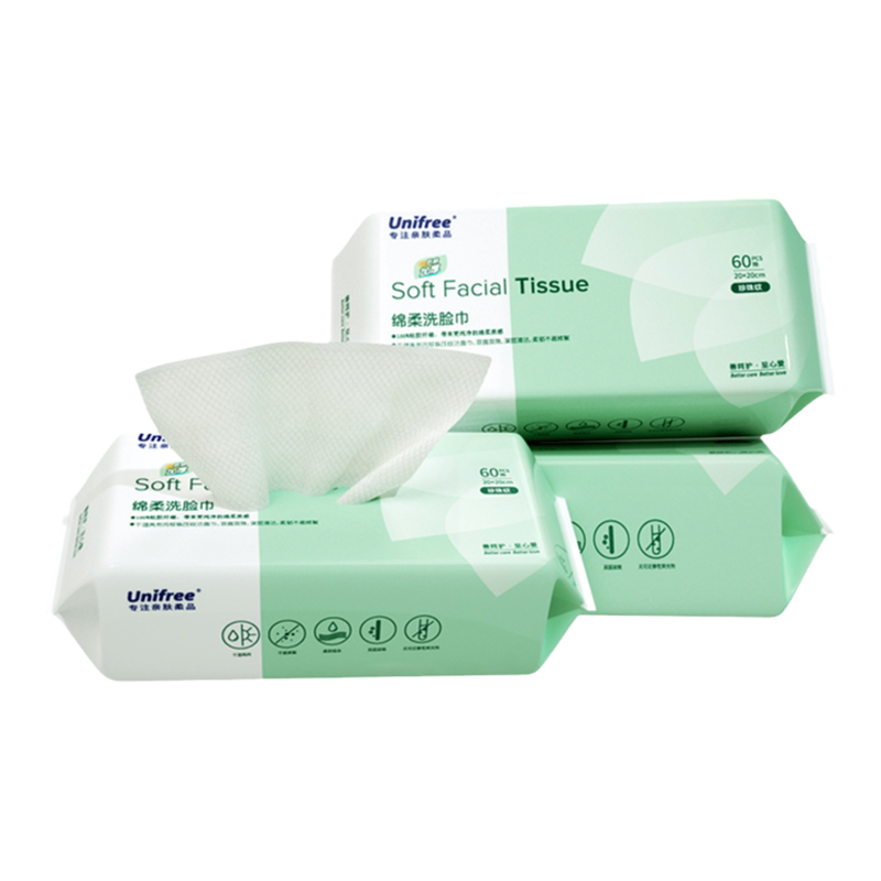 【下拉详情更优惠】unifree洗脸巾一次性加大加厚婴儿宝宝擦脸巾