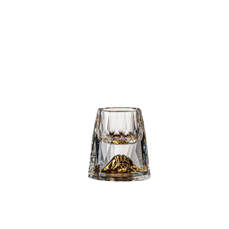 2026新款酒柜装饰品摆件轻奢高级感水晶白酒杯10ml小酒杯中式家用