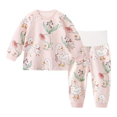 宝宝分体秋衣秋裤套装全棉纯棉