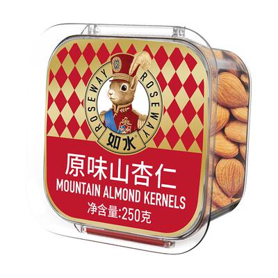 如水原味山杏仁250g烘焙坚果零食