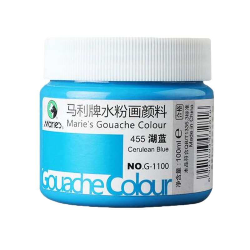 马利水粉颜料罐装100ml