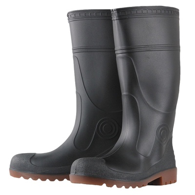 金橡钢头钢底防护防滑劳保水鞋