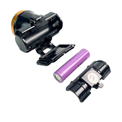 可换电池头灯可充电头戴式钓鱼灯