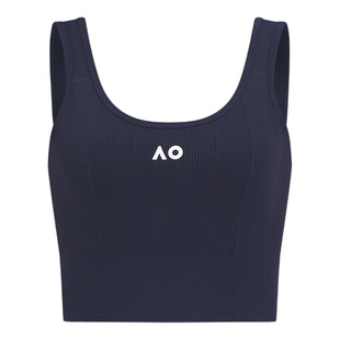AO澳网运动背心女带胸垫一体杯跑步网球服运动文胸瑜伽上衣内衣