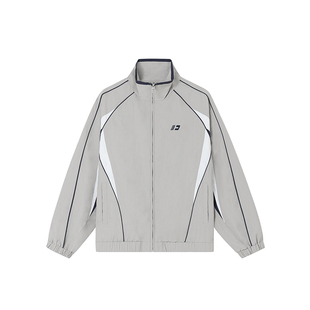 FORNINES拼接立领夹克男女情侣装潮牌运动服套装春季美式复古外套