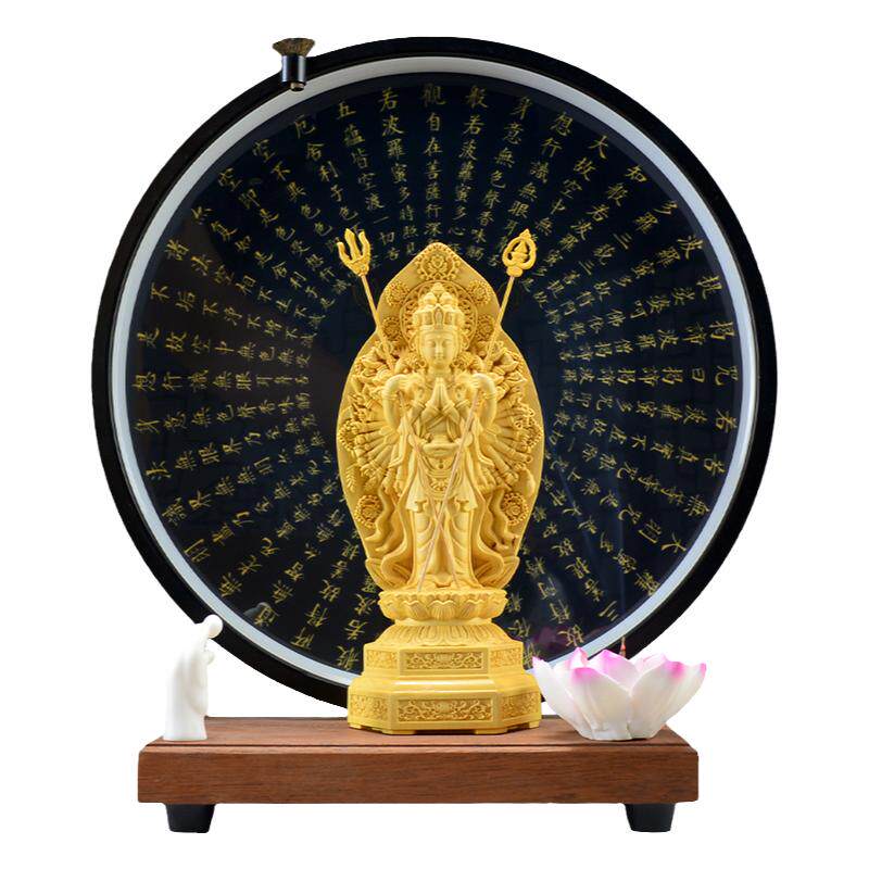 客厅玄关禅房千手观音祝福摆件