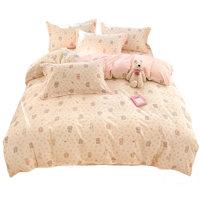 100%全棉被罩单件纯棉被罩学生床