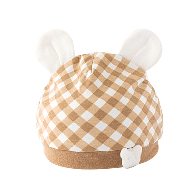 新生婴儿帽子纯棉四季款胎帽