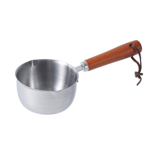 不锈钢泼油小锅小油锅铁锅迷你浇淋油勺煎蛋榨热油专用锅神器