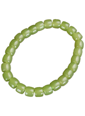 和田玉苹果珠玉石手链女款