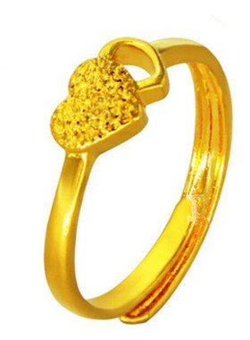 包邮送戒指越南沙金开口可调节