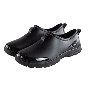 回力男士雨鞋防滑一脚蹬防水鞋套鞋短筒户外潮流工作舒适轻便胶鞋