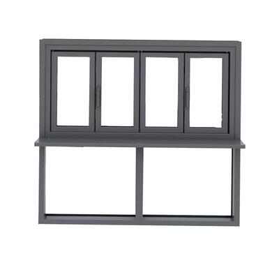 阳台封窗全景折叠窗封阳台露台铝合金推拉折叠窗户落地玻璃窗门窗