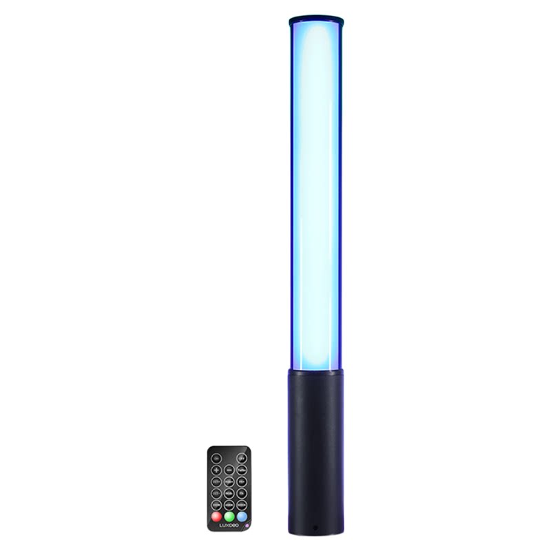 LUXCEO乐士欧P400手持RGB冷暖色温灯棒便携LED遥控10W高亮补光灯
