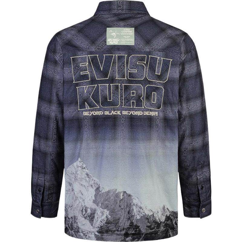 EVISU男士雪山印花休闲外套