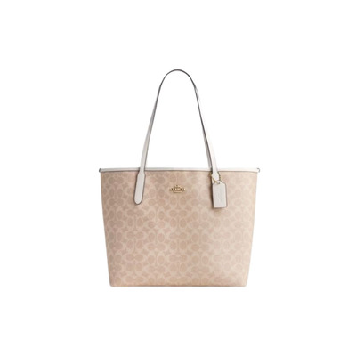 【自营】COACH/蔻驰女士City33通勤大号老花单肩手提托特包手提包