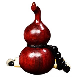 【普陀山正品】紫檀木把把壶手串手把小茶壶随身文玩挂件配饰吊坠