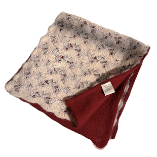 红色纯山羊绒围巾冬季女士妈妈本命年礼物大牌轻奢高级感围脖薄款