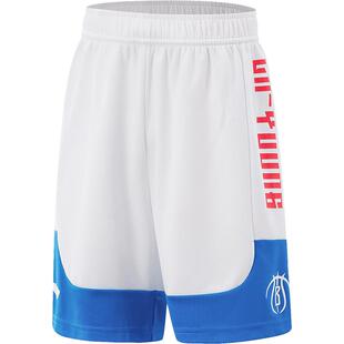 商场同款|李宁儿童速干裤短裤篮球裤男孩新款夏季男童装宽松裤子