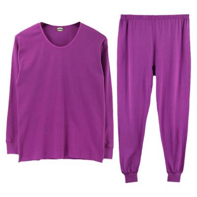 女纯棉秋衣秋裤大码春秋内衣套装