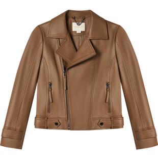 【头层绵羊皮】PSALTER诗篇复古修身机车风夹克皮衣冬款