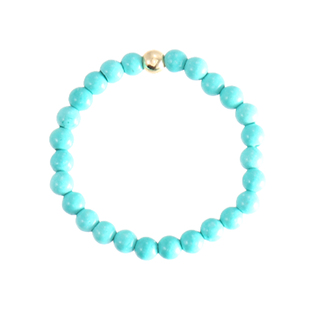 普陀山原矿天然绿松石戒指女小众设计高瓷无优化文玩素圈指环礼物