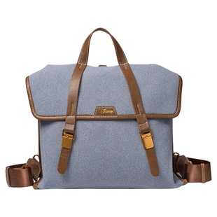 Disney/迪士尼正品多功能双肩包复古白色斜挎背包女书包电脑包