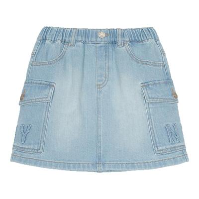 MLB儿童25春夏新款牛仔短裙