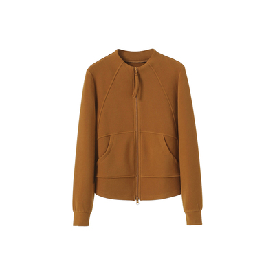 加绒保暖卫衣外套女百搭休闲减龄