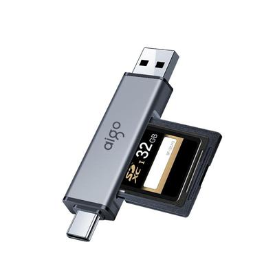 爱国者双接口读卡器手机电脑通用