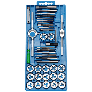 丝锥板牙丝攻组合套装手动套丝工具攻丝钻头开丝器扳手螺纹攻牙器