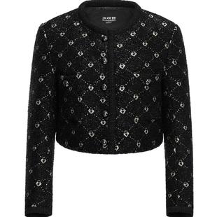 【鹅绒】波司登奥莱女士秋冬毛呢法式优雅小香风轻薄羽绒服女气质